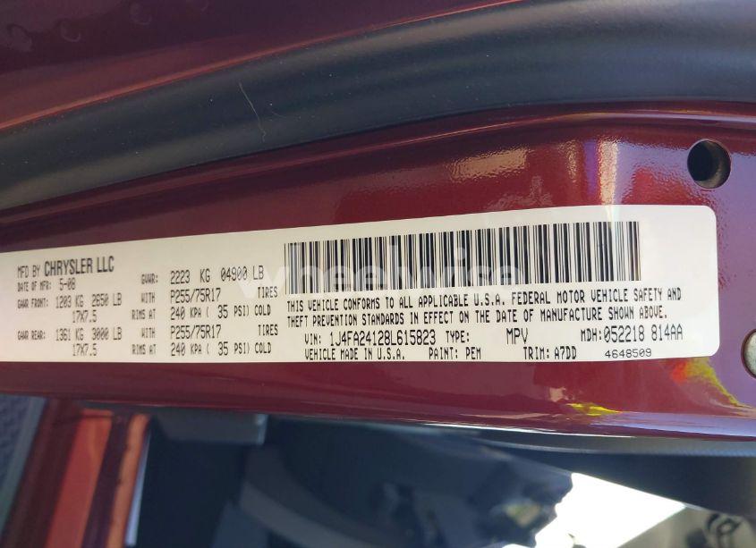 Photo 9 of 2008 Jeep Wrangler X (VIN 1J4FA24128L615823)