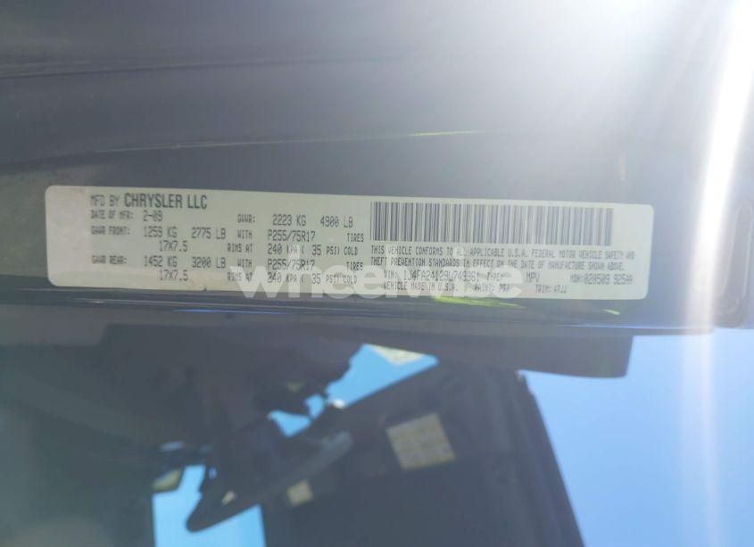 Photo 9 of 2009 Jeep Wrangler X (VIN 1J4FA24129L749961)