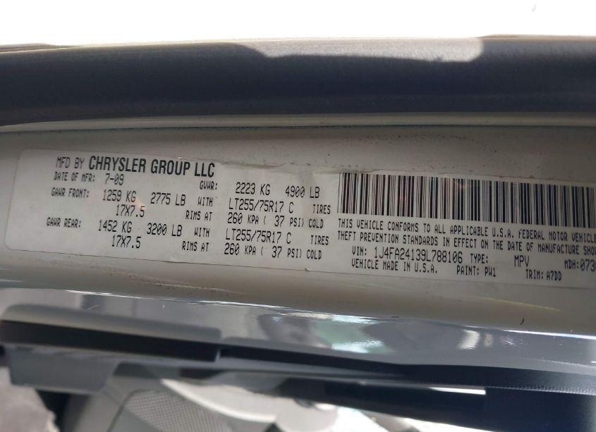 Photo 9 of 2009 Jeep Wrangler X (VIN 1J4FA24139L788106)