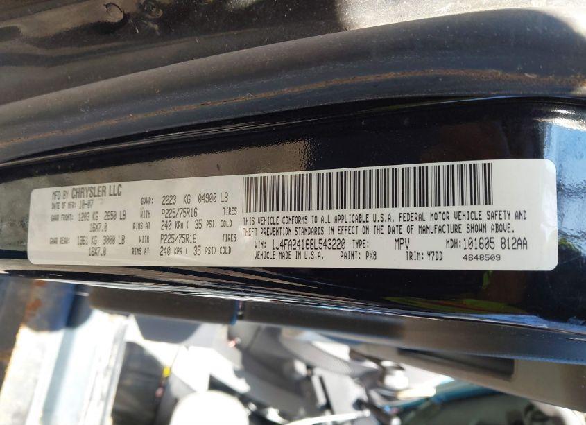 Photo 9 of 2008 Jeep Wrangler X (VIN 1J4FA24168L543220)