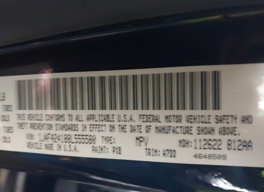 Photo 9 of 2008 Jeep Wrangler X (VIN 1J4FA24188L555580)