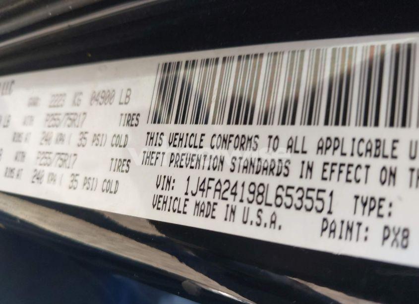 Photo 9 of 2008 Jeep Wrangler X (VIN 1J4FA24198L653551)