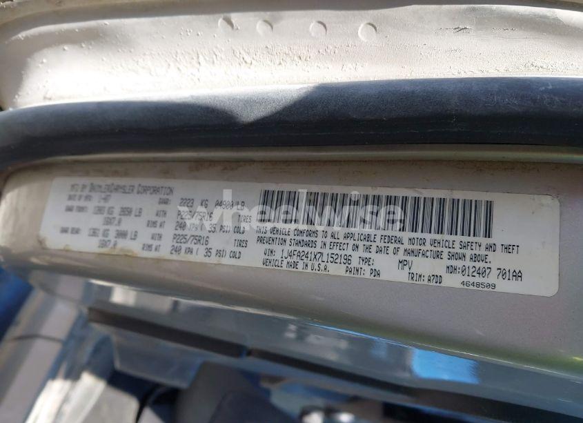 Photo 9 of 2007 Jeep Wrangler X (VIN 1J4FA241X7L152196)