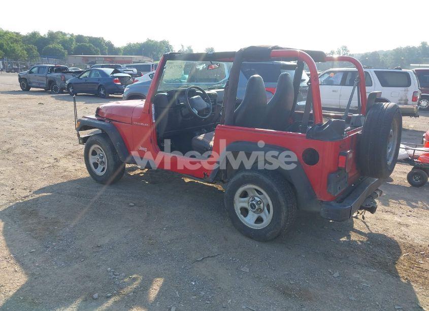 Photo 3 of 2000 Jeep Wrangler SE (VIN 1J4FA29P6YP775127)