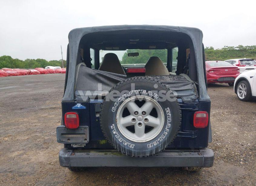 Photo 6 of 2000 Jeep Wrangler SE (VIN 1J4FA29P6YP777153)