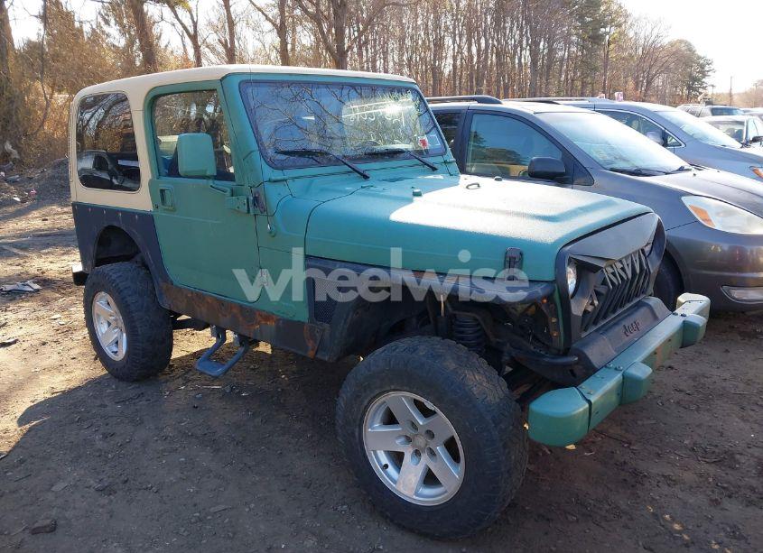 2001 Jeep Wrangler SE (VIN 1J4FA29P71P348884) main photo