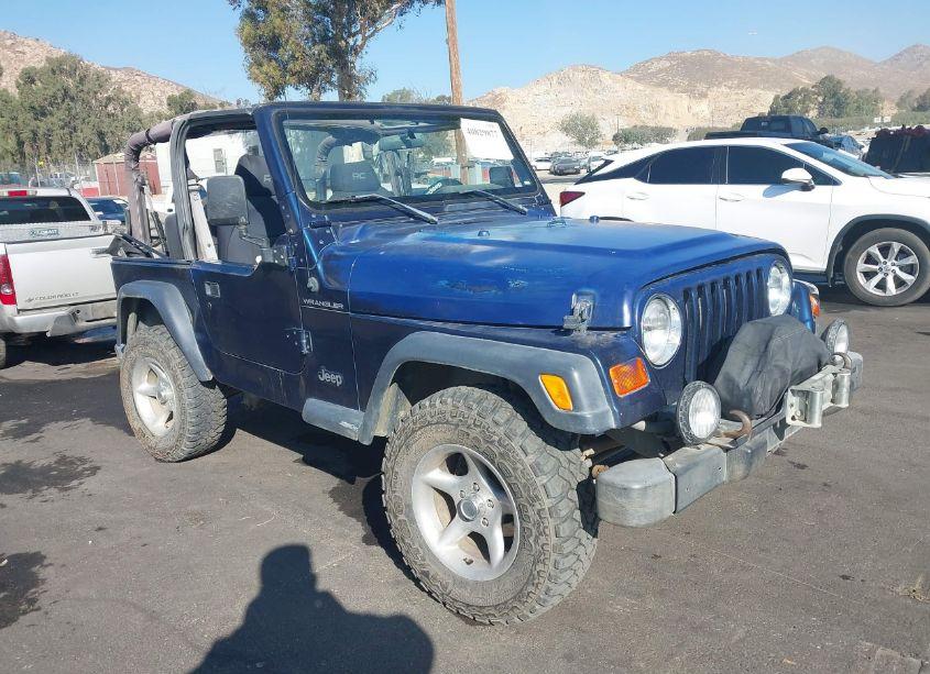 2000 Jeep Wrangler SE (VIN 1J4FA29P7YP802707) main photo