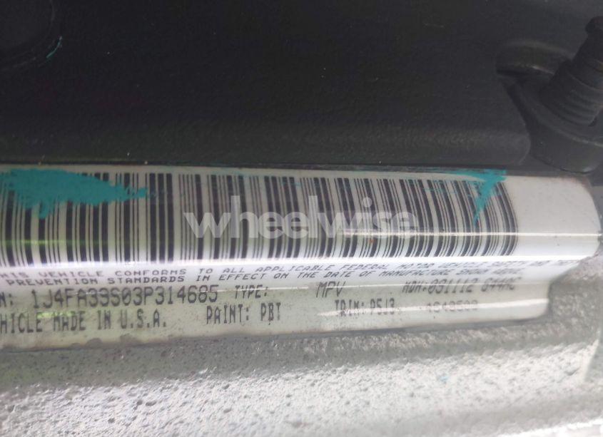 Photo 9 of 2003 Jeep Wrangler X (VIN 1J4FA39S03P314685)