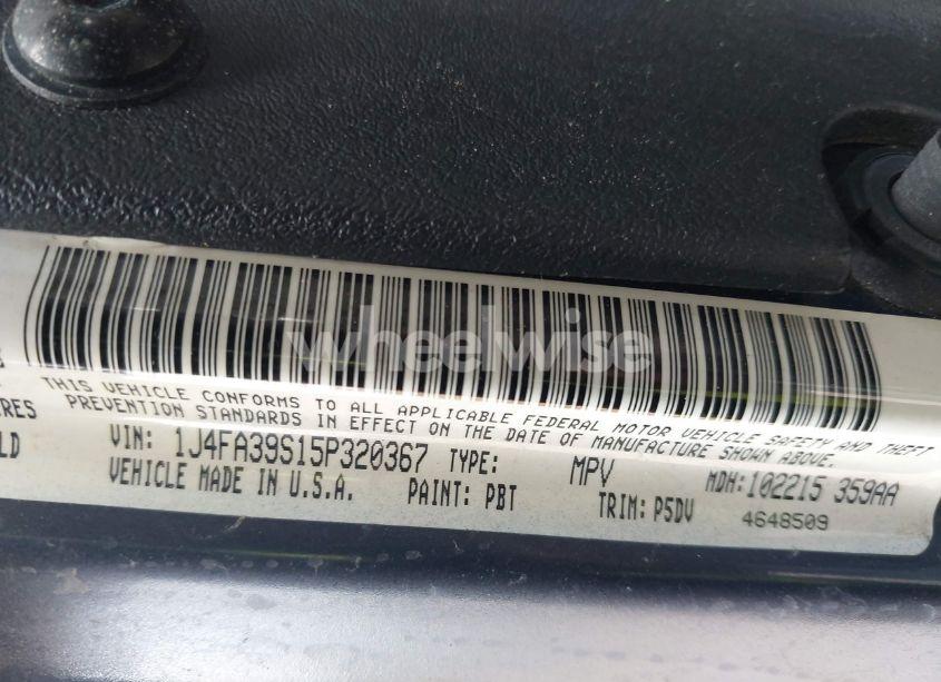 Photo 9 of 2005 Jeep Wrangler X (VIN 1J4FA39S15P320367)