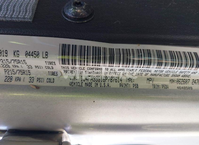 Photo 9 of 2006 Jeep Wrangler X (VIN 1J4FA39S16P787614)