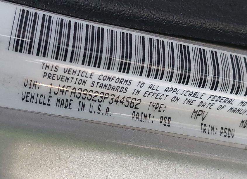 Photo 9 of 2003 Jeep Wrangler X (VIN 1J4FA39S23P344562)