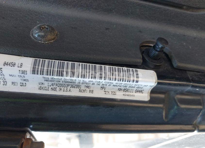 Photo 9 of 2003 Jeep Wrangler X (VIN 1J4FA39S53P362991)