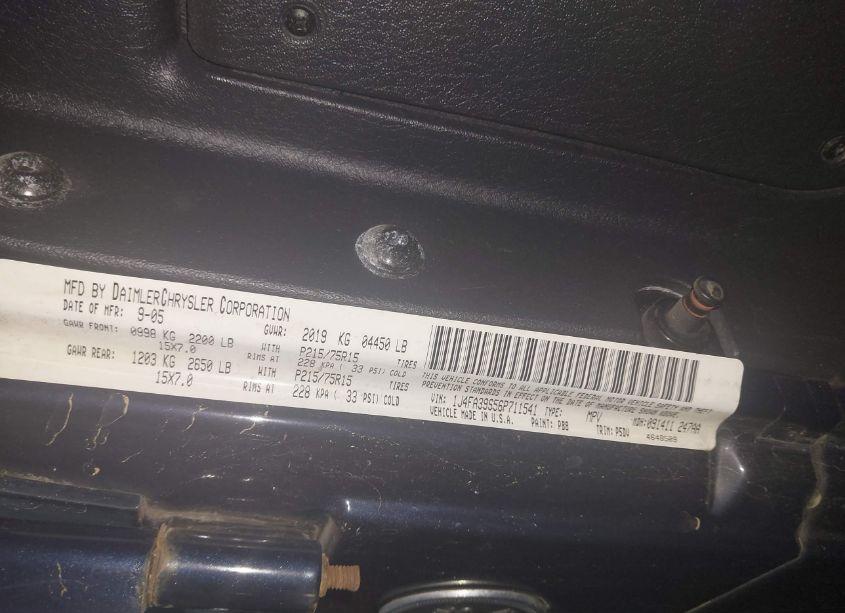 Photo 9 of 2006 Jeep Wrangler X (VIN 1J4FA39S56P711541)