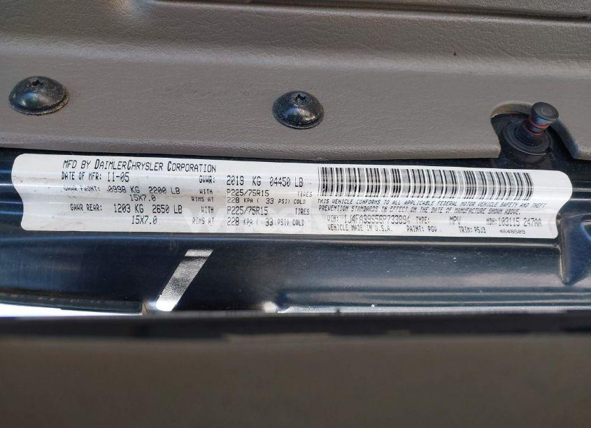 Photo 9 of 2006 Jeep Wrangler X (VIN 1J4FA39S56P733894)