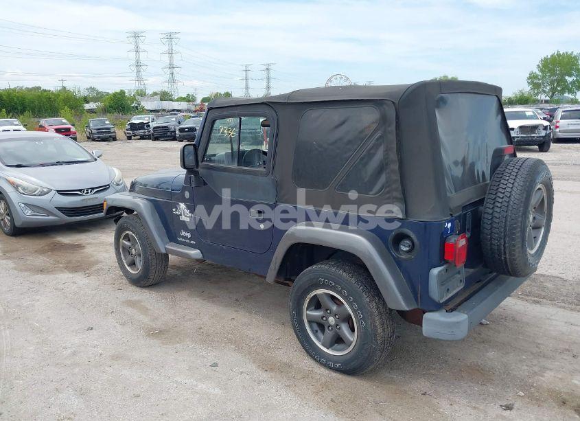 Photo 3 of 2004 Jeep Wrangler X (VIN 1J4FA39S64P726711)