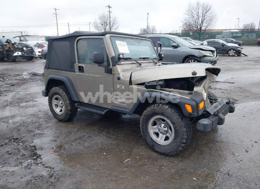 2004 Jeep Wrangler X (VIN 1J4FA39S84P712809) main photo