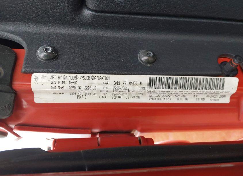 Photo 9 of 2005 Jeep Wrangler X (VIN 1J4FA39S85P312668)