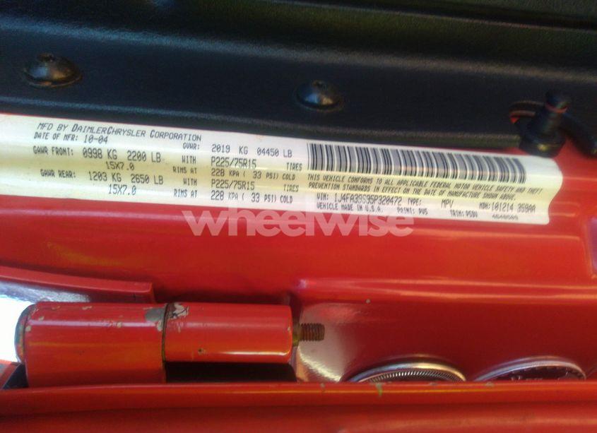 Photo 9 of 2005 Jeep Wrangler X (VIN 1J4FA39S95P320472)