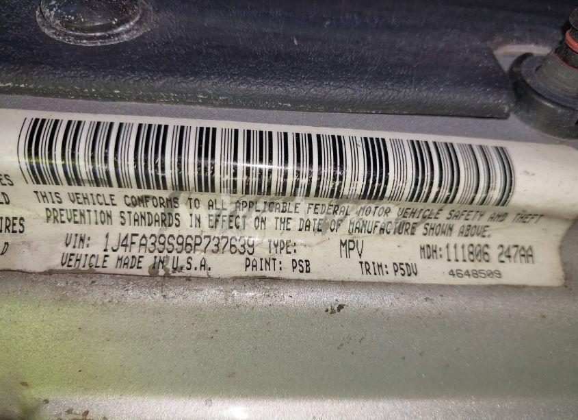 Photo 9 of 2006 Jeep Wrangler X (VIN 1J4FA39S96P737639)