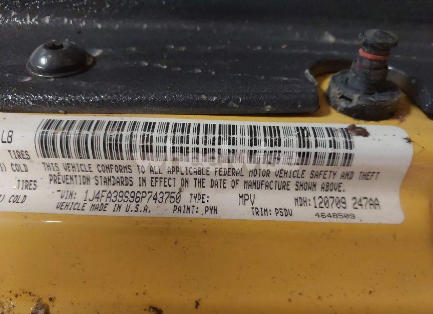 Photo 9 of 2006 Jeep Wrangler X (VIN 1J4FA39S96P743750)