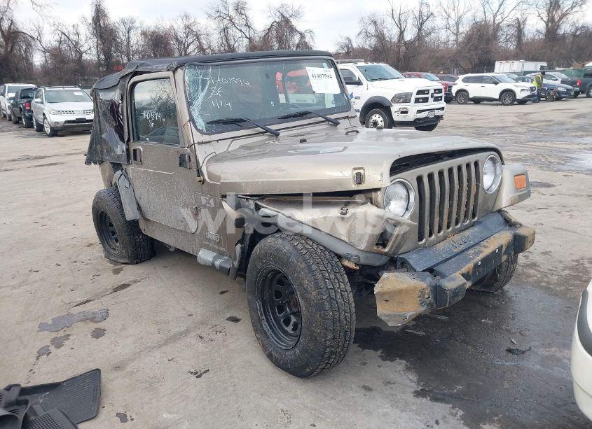 2003 Jeep Wrangler X (VIN 1J4FA39SX3P329386) main photo