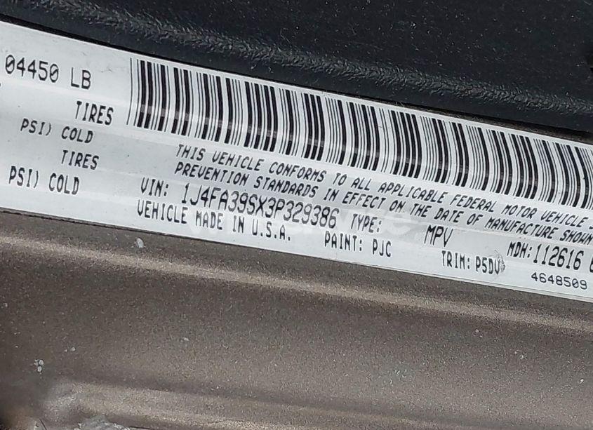 Photo 9 of 2003 Jeep Wrangler X (VIN 1J4FA39SX3P329386)