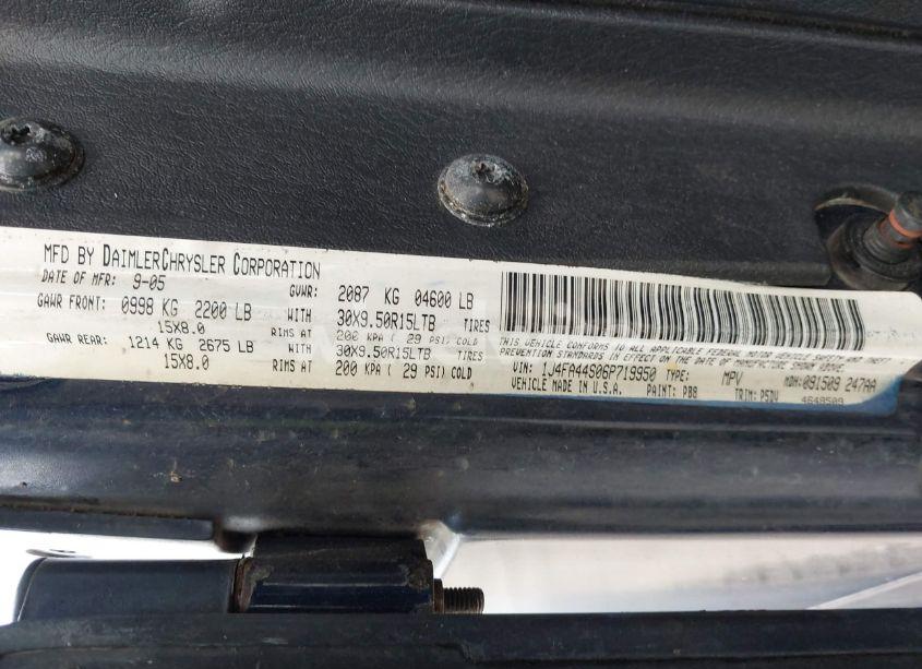 Photo 9 of 2006 Jeep Wrangler UNLIMITED (VIN 1J4FA44S06P719950)