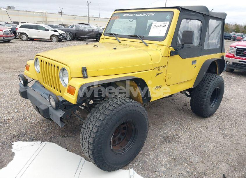 Photo 2 of 2000 Jeep Wrangler SPORT (VIN 1J4FA49S0YP781831)