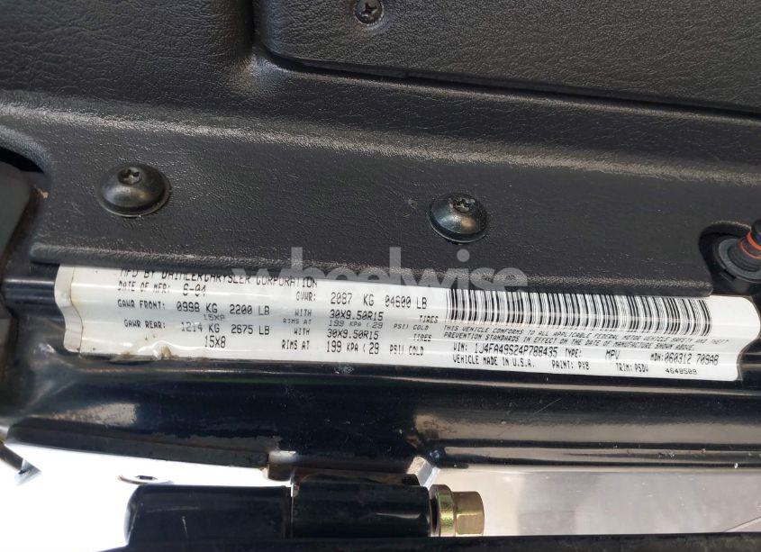 Photo 9 of 2004 Jeep Wrangler UNLIMITED (VIN 1J4FA49S24P788435)