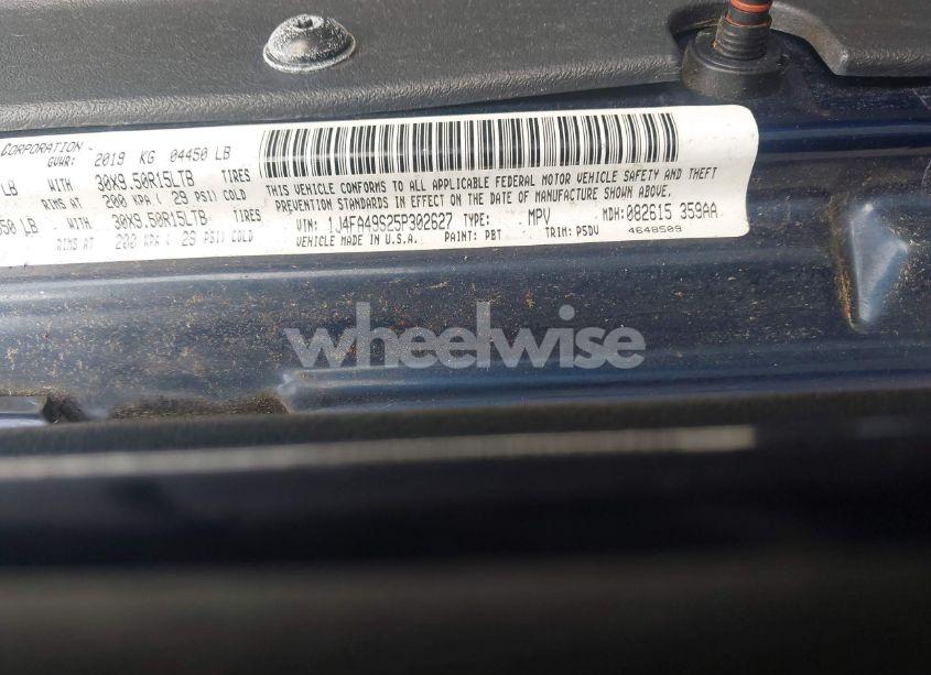 Photo 9 of 2005 Jeep Wrangler SPORT (VIN 1J4FA49S25P302627)