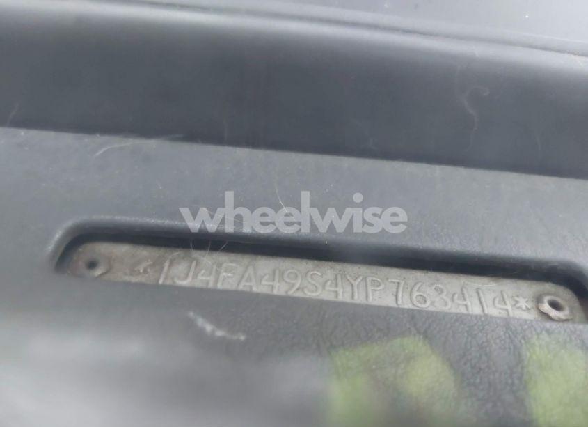 Photo 12 of 2000 Jeep Wrangler SPORT (VIN 1J4FA49S4YP763414)