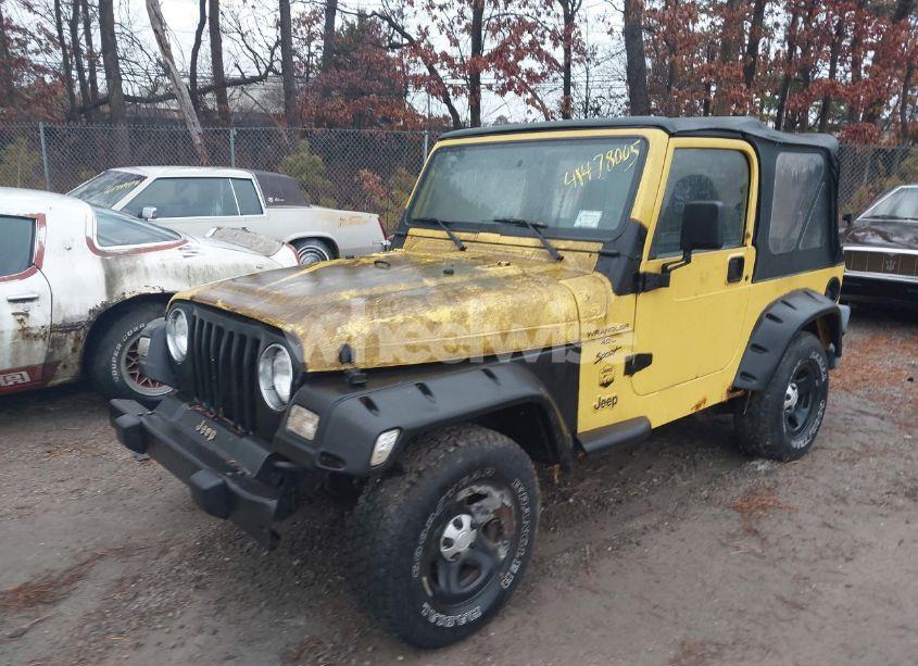Photo 2 of 2000 Jeep Wrangler SPORT (VIN 1J4FA49S4YP763414)