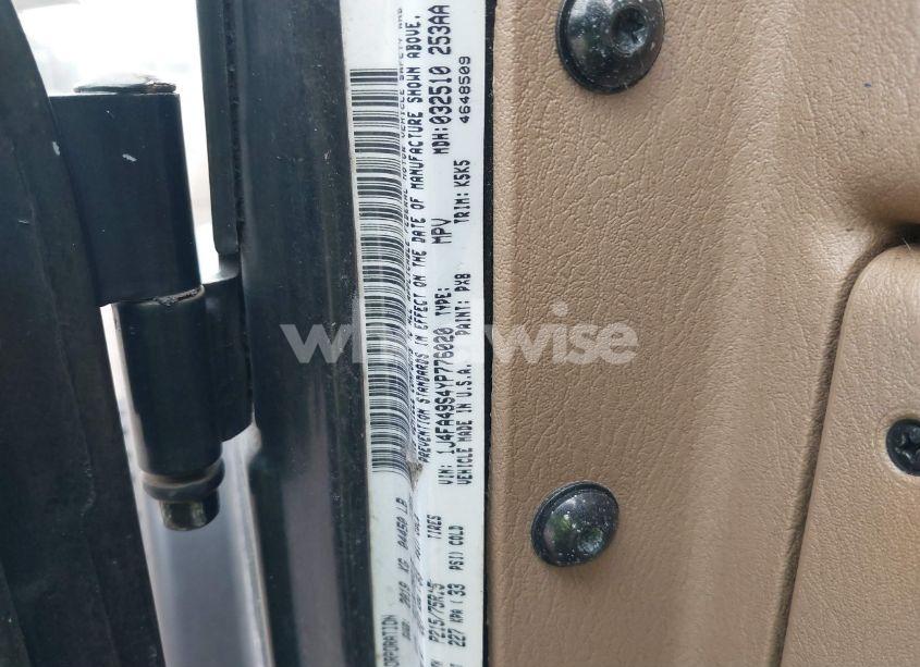 Photo 9 of 2000 Jeep Wrangler SPORT (VIN 1J4FA49S4YP776020)