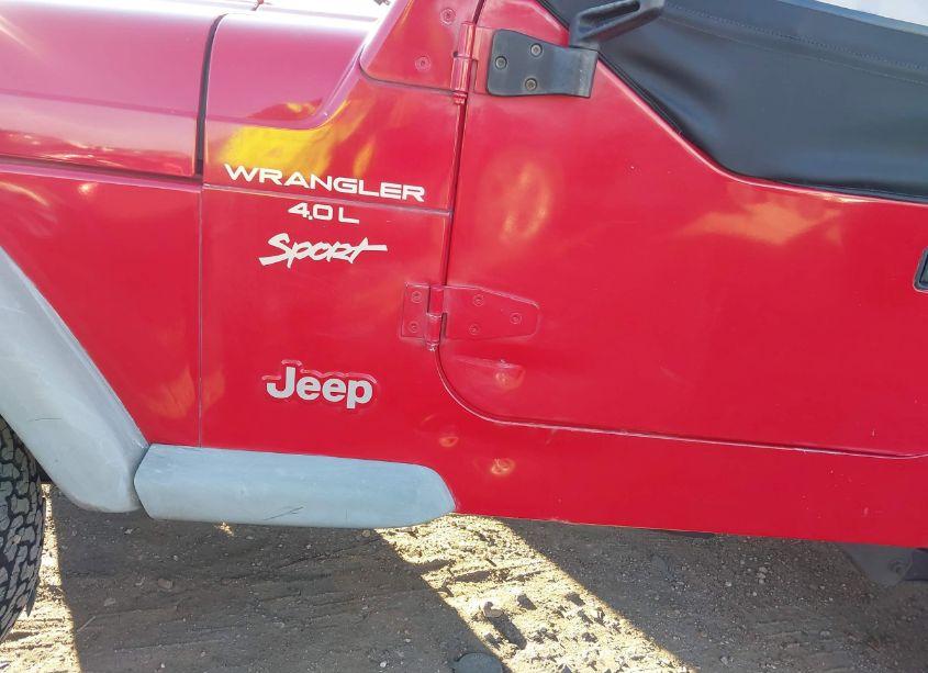 Photo 6 of 2001 Jeep Wrangler SPORT (VIN 1J4FA49S61P367488)