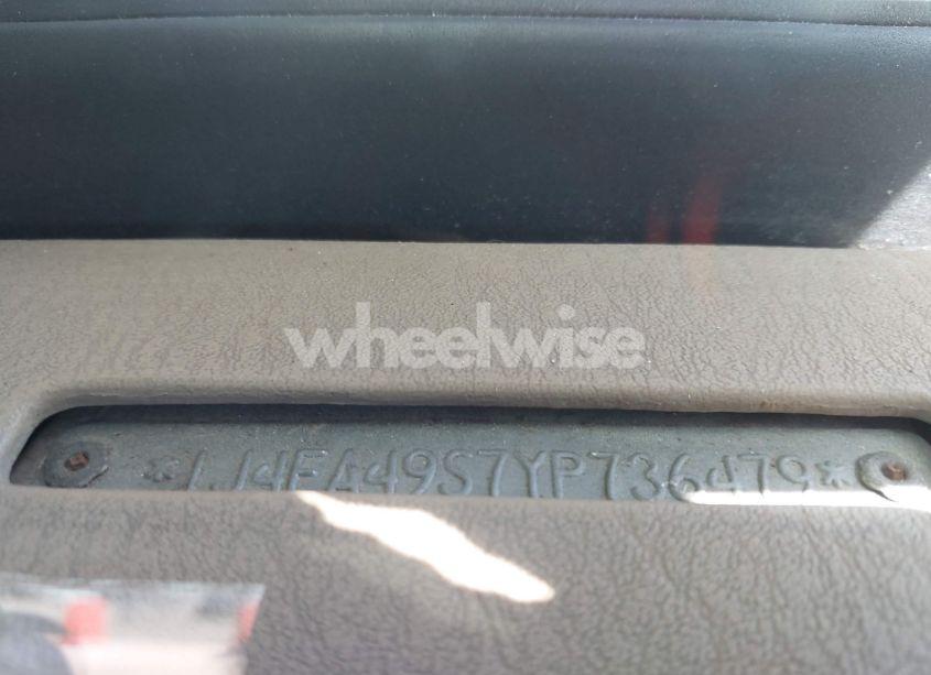 Photo 9 of 2000 Jeep Wrangler SPORT (VIN 1J4FA49S7YP736479)