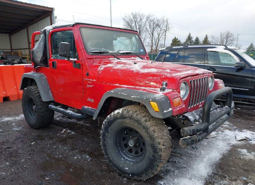 2000 Jeep Wrangler SPORT (VIN 1J4FA49S8YP802490) main photo
