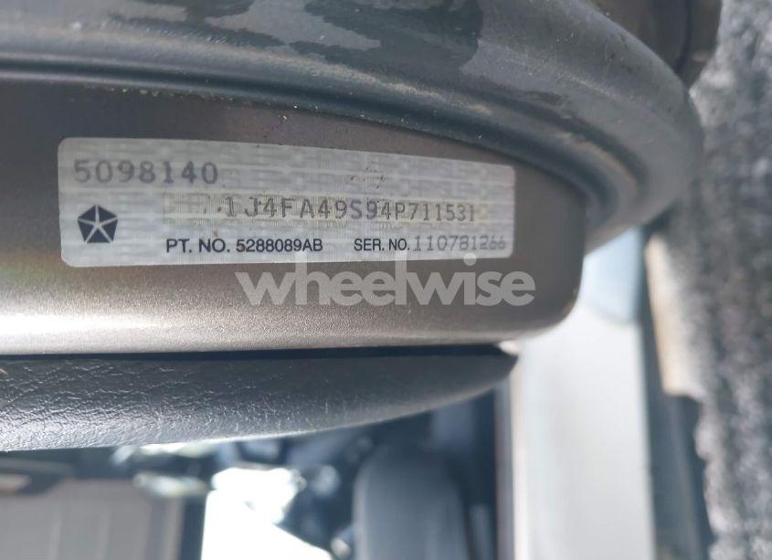 Photo 9 of 2004 Jeep Wrangler SPORT (VIN 1J4FA49S94P711531)