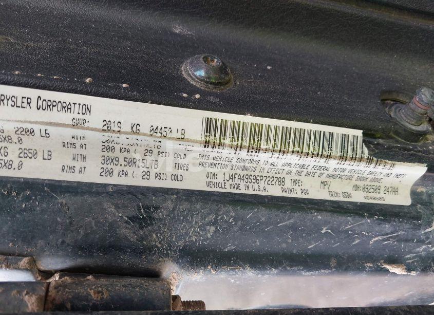 Photo 9 of 2006 Jeep Wrangler SPORT (VIN 1J4FA49S96P722788)