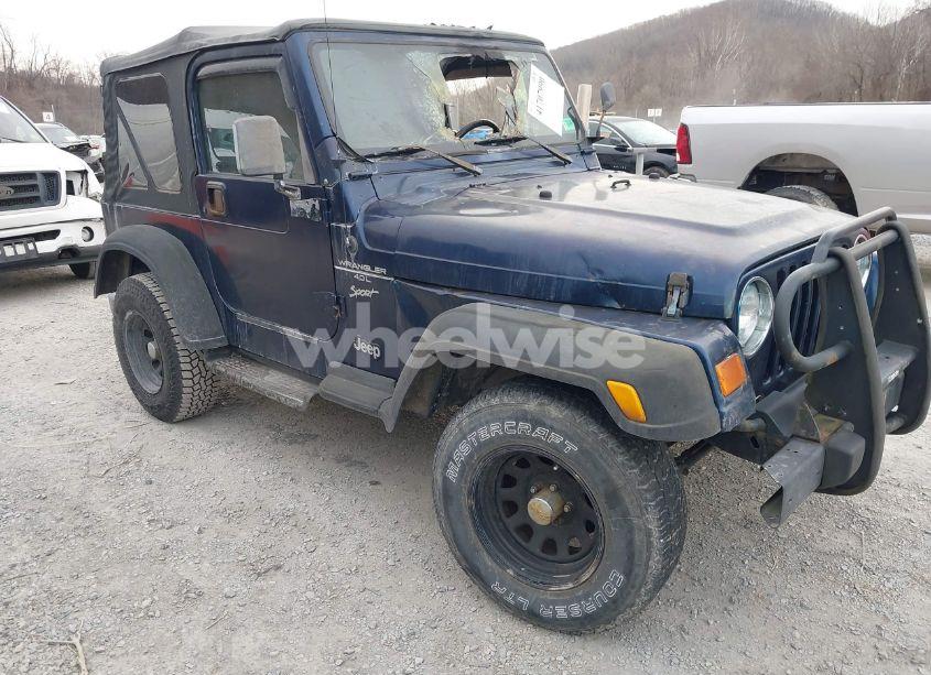 2000 Jeep Wrangler SPORT (VIN 1J4FA49SXYP724018) main photo