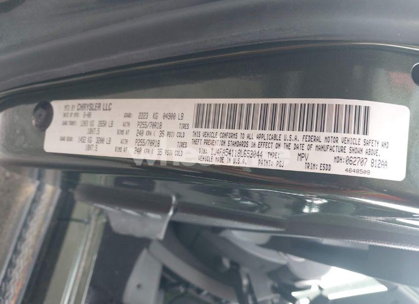 Photo 9 of 2008 Jeep Wrangler SAHARA (VIN 1J4FA54118L653044)