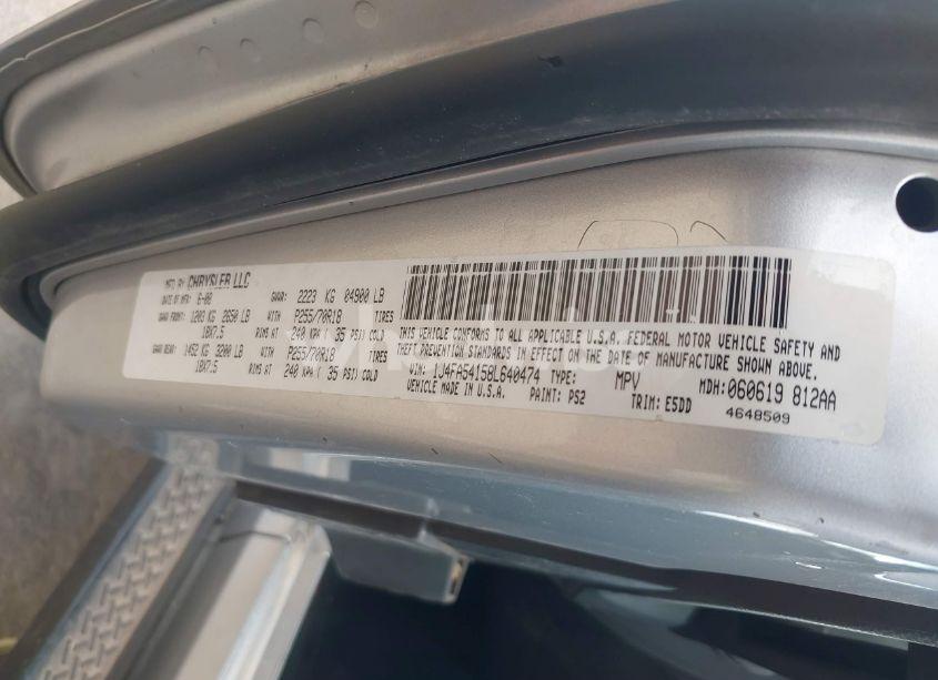 Photo 9 of 2008 Jeep Wrangler SAHARA (VIN 1J4FA54158L640474)