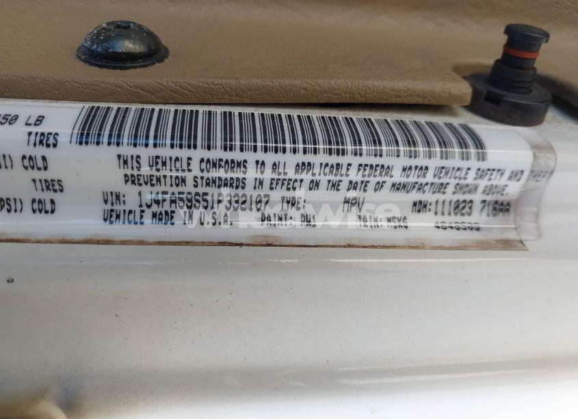 Photo 9 of 2001 Jeep Wrangler SAHARA (VIN 1J4FA59S51P332107)