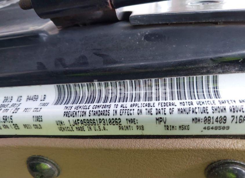 Photo 9 of 2001 Jeep Wrangler SAHARA (VIN 1J4FA59S61P310262)