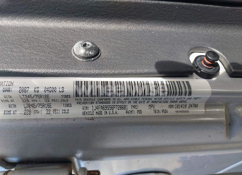 Photo 9 of 2006 Jeep Wrangler RUBICON (VIN 1J4FA69S56P728681)