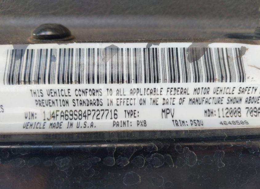 Photo 9 of 2004 Jeep Wrangler RUBICON (VIN 1J4FA69S84P727716)