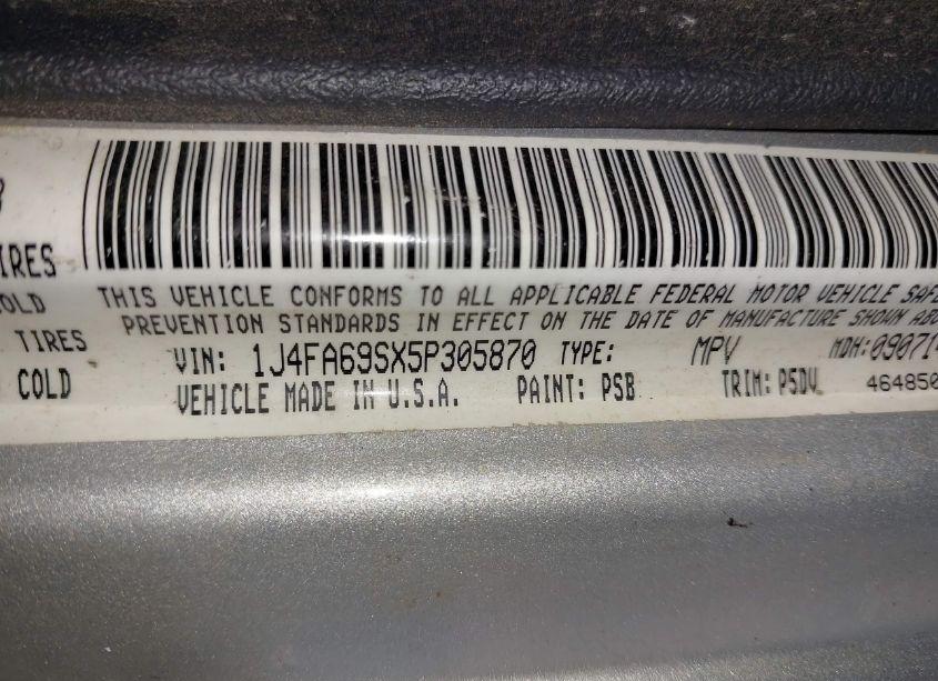 Photo 9 of 2005 Jeep Wrangler RUBICON (VIN 1J4FA69SX5P305870)