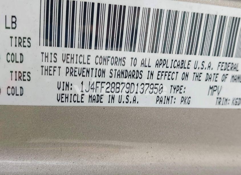 Photo 9 of 2009 Jeep Patriot SPORT (VIN 1J4FF28B79D137950)