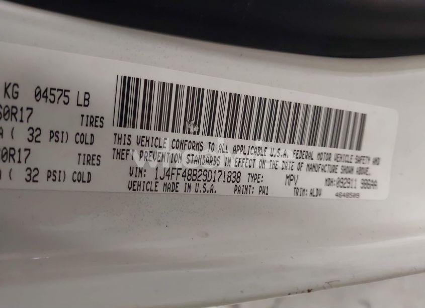 Photo 9 of 2009 Jeep Patriot LIMITED (VIN 1J4FF48B29D171838)