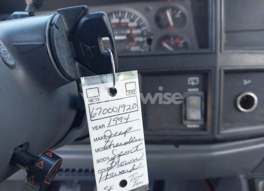 Photo 11 of 1994 Jeep Cherokee SPORT (VIN 1J4FJ67S1RL116654)