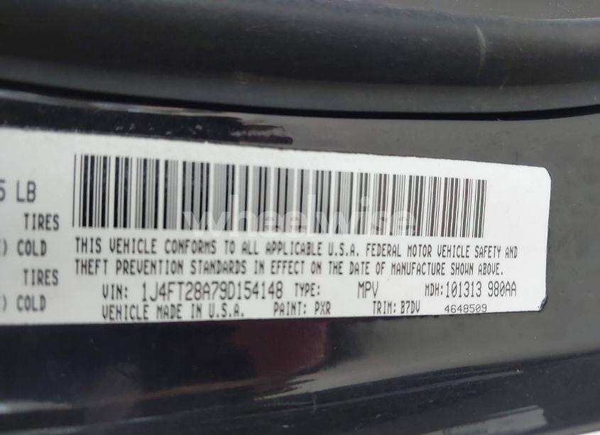 Photo 9 of 2009 Jeep Patriot SPORT (VIN 1J4FT28A79D154148)